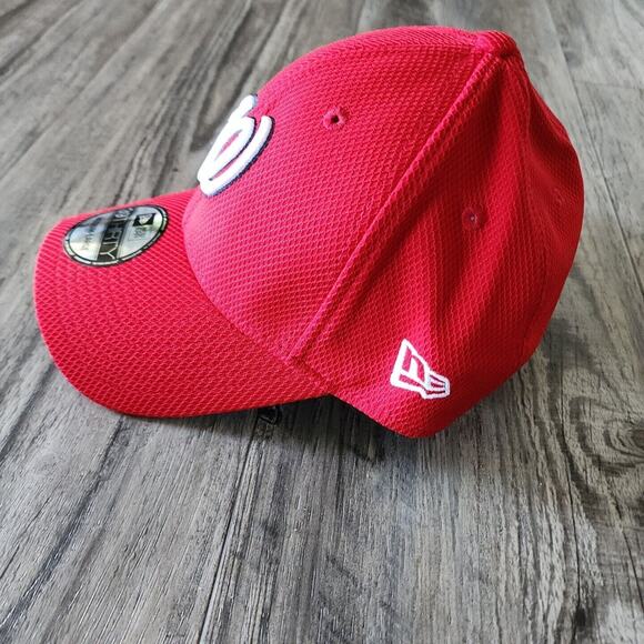 Washington Nationals New Era Red Diamond Classic 39Thirty Flex Fit Hat M/L NWT - Picture 2 of 5